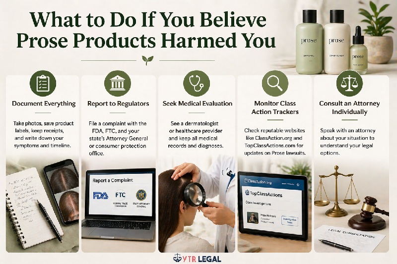What to Do If You Believe Prose Products Harmed You
