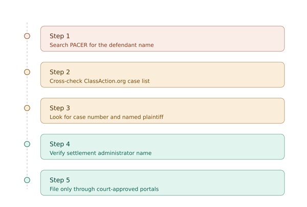 How to Verify Any Lawsuit Claim