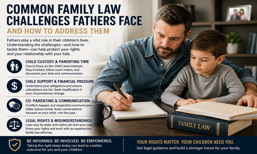 Common Family Law Challenges Fathers Face and How to Address Them